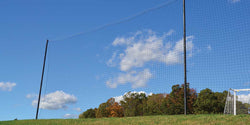 Fisher Field Net System 40' x 40' with Pulley 1 7/8" Mesh for Baseball Softball (FIS-FN4S4040PS)