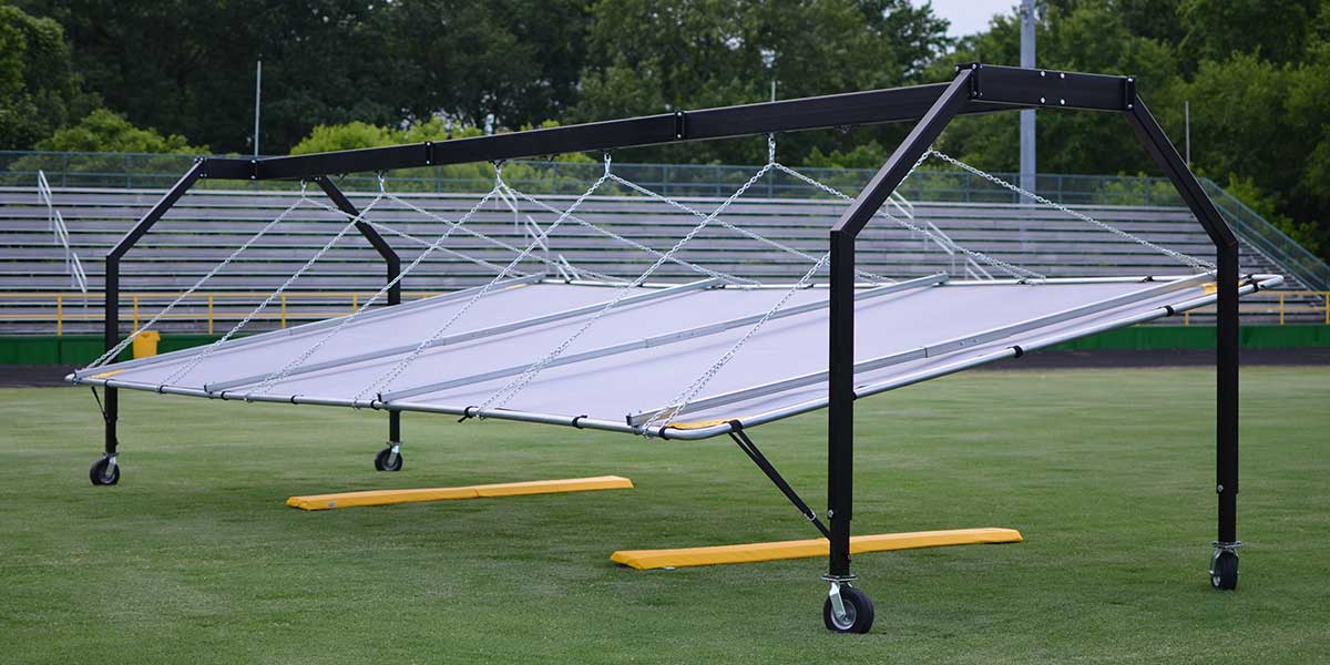 Fisher Flex Chute Adjustable Height Training Chute 18 ft Length 6 ft Width (FIS - FXC186) - SchoolOutlet