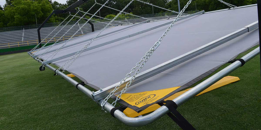 Fisher Flex Chute Adjustable Height Training Chute 36 ft Length 6 ft Width (FIS - FXC366) - SchoolOutlet
