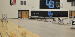 Fisher Gym Floor Cover 18 oz Vinyl Fire Retardant Protective Cover (FIS-GFC18)