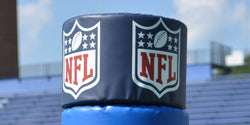 Fisher Goal Post Pad Cap Foam Padded Advertising Topper 12 in Height 18 in Diameter (FIS-GPPC18)