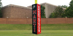 Fisher Square Goal Post Pad 6 ft Height 18 in Diameter Foam Set of 2 (FIS-GPPS300)