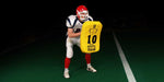 Fisher Curved Body Shield 24 in L x 16 in W x 4 in T Junior Football Training Pad (FIS - HD100) - SchoolOutlet