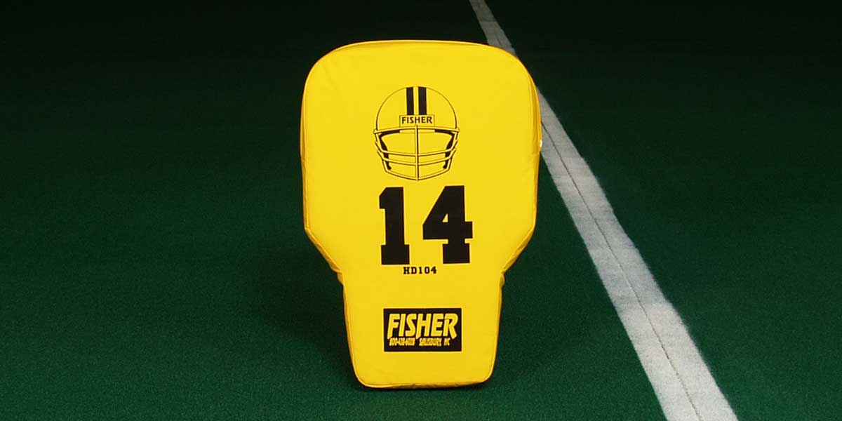 Fisher Contour Body Shield 31 in L x 21 in W x 6 in T Football Training Pad (FIS - HD104) - SchoolOutlet