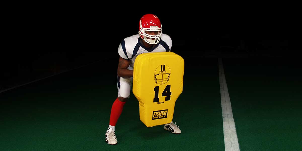 Fisher Contour Body Shield 31 in L x 21 in W x 6 in T Football Training Pad (FIS - HD104) - SchoolOutlet