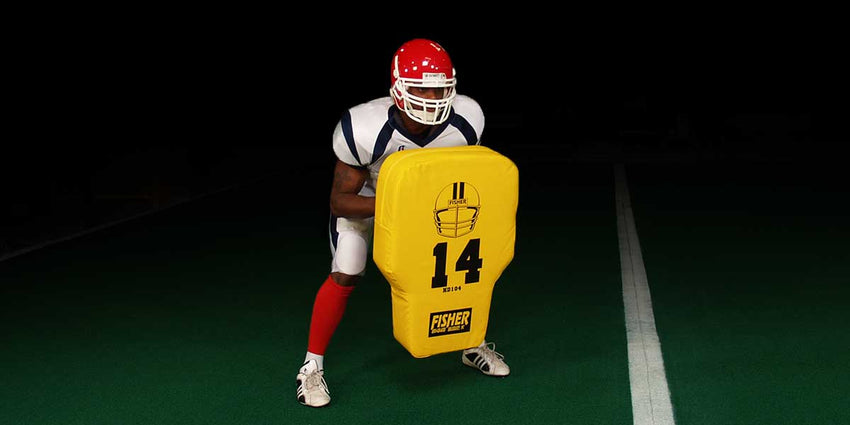 Fisher Contour Body Shield 31 in L x 21 in W x 6 in T Football Training Pad (FIS - HD104) - SchoolOutlet