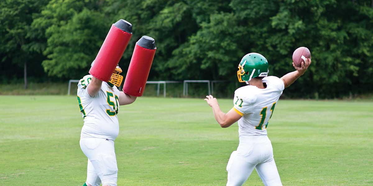 Fisher Arm Shield 24 in L x 9.5 in Daimeter Football Training Pad (FIS - HD1500) - SchoolOutlet