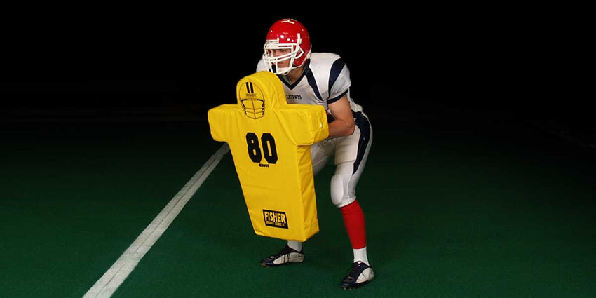 Fisher Man Shield Football Training Pad 37 in L x 31 in W x 4 in T (FIS - HD800) - SchoolOutlet