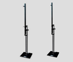 Fisher Deluxe High Jump Standard with Adjustable Height 2'3" to 8'6" Powder Coated Steel (FIS-HJST1220)