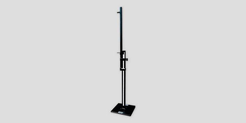 Fisher Deluxe High Jump Standard with Adjustable Height 2'3" to 8'6" Powder Coated Steel (FIS - HJST1220) - SchoolOutlet