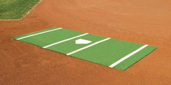 Fisher Baseball Home Plate Mat 7 ft x 12 ft Spike Proof Turf with Foam Backing (FIS-HPM712)
