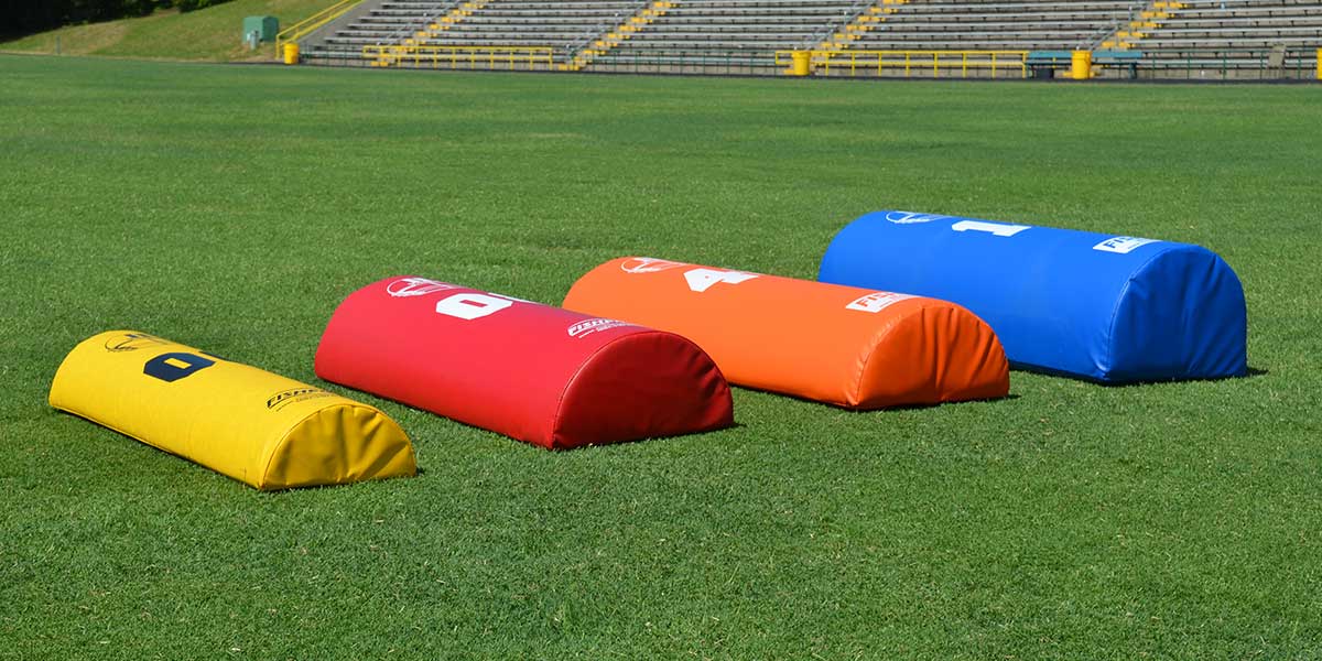 Fisher Half Round Speed Dummy Football Training Pad 42 in L x 16 in W x 8 in H (FIS - HR428) - SchoolOutlet