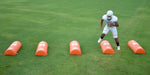 Fisher Half Round Speed Dummy Football Training Pad 42 in L x 16 in W x 8 in H (FIS - HR428) - SchoolOutlet