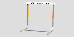 Fisher Square Aluminum Hurdle with Adjustable Height 30" to 42" Lexan Gate Board (FIS-HS1450SA)