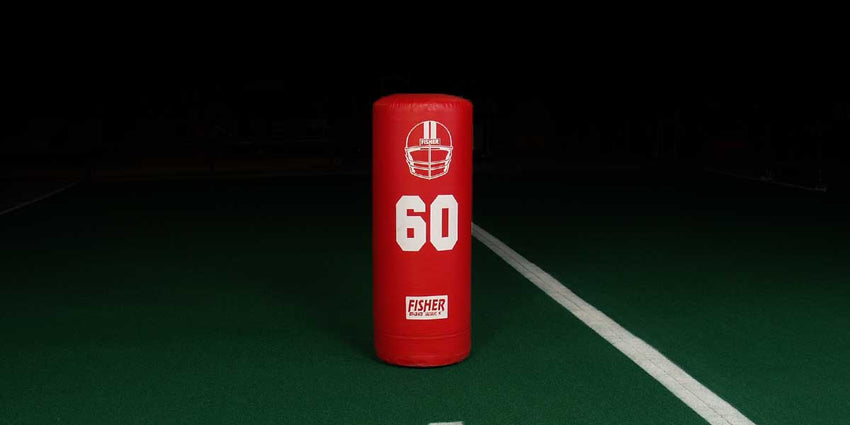 Fisher Heavyweight Tackling Dummy 42 in H x 16 in Dia Football Training Pad (FIS - HW60) - SchoolOutlet