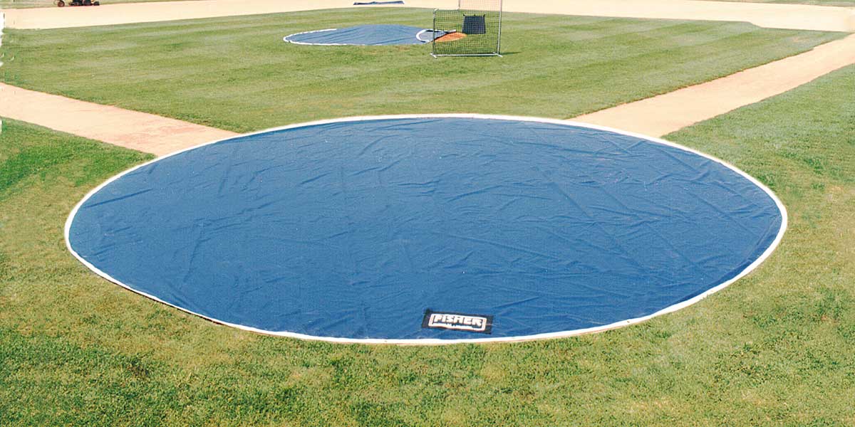 Fisher Home Plate Cover 6 oz 30' Diameter Field Protector (FIS - IC3006) - SchoolOutlet