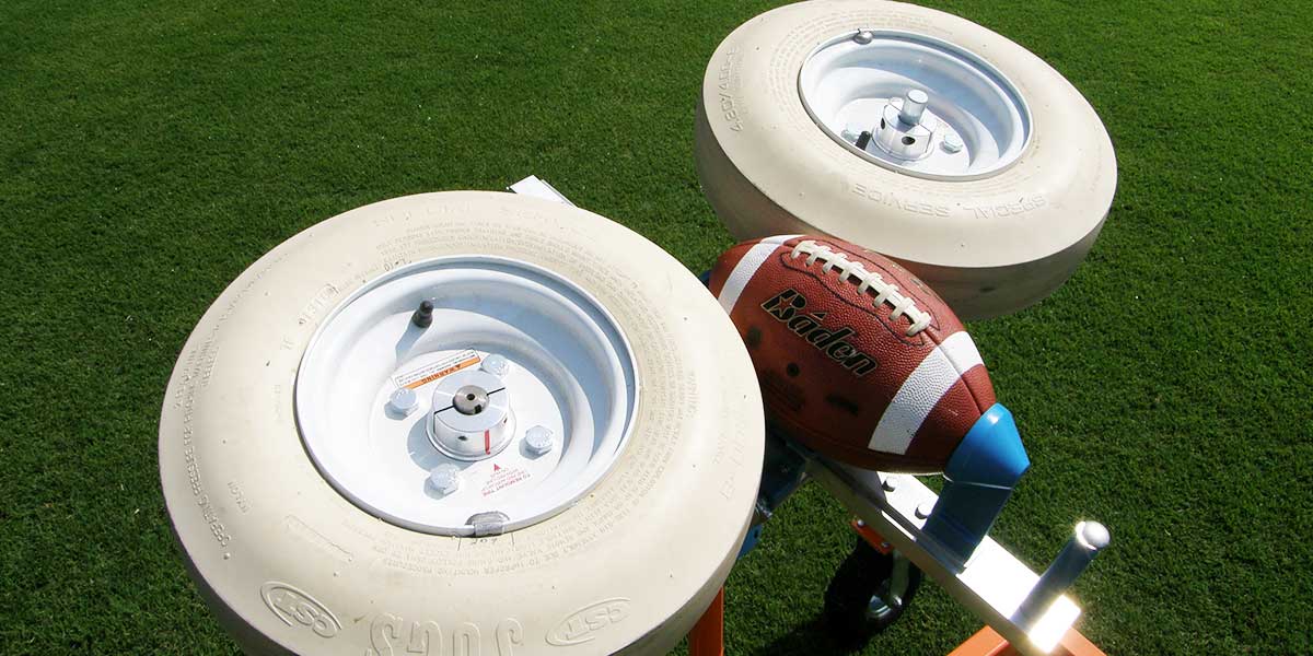 Fisher Jugs Field General Machine Max 50 yd Throw Distance Football Training Equipment (FIS - JC300) - SchoolOutlet