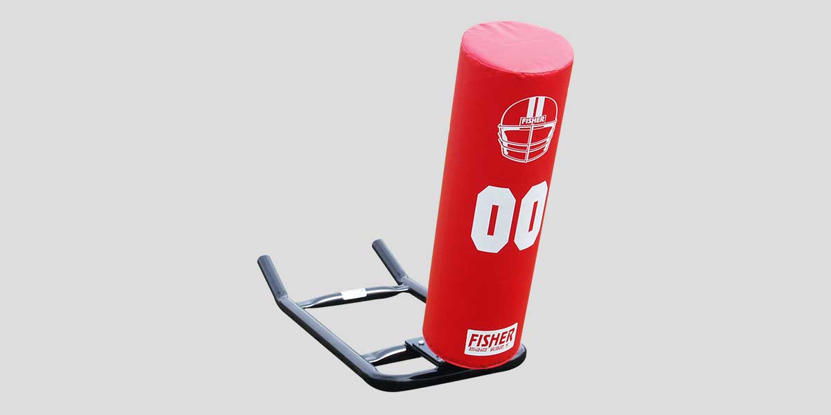 Fisher Junior Round Tackling Sled Training Pad 23.5 in x 58 in Base Football Trainer (FIS - JRTS1) - SchoolOutlet