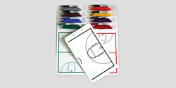 Fisher Spirit Playmaker Plus Coaching Board 9 in x 15.5 in Dry Erase (FIS-KBM100)