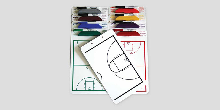 Fisher Spirit Playmaker Plus Coaching Board 9 in x 15.5 in Dry Erase (FIS - KBM100) - SchoolOutlet