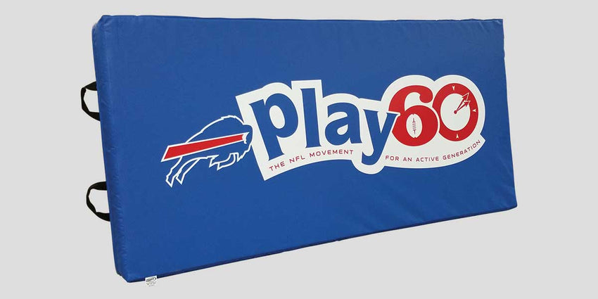 Fisher Landing Mat Gymnastics Training Mat 4 ft x 8 ft x 10 in Thick (FIS - LM108) - SchoolOutlet
