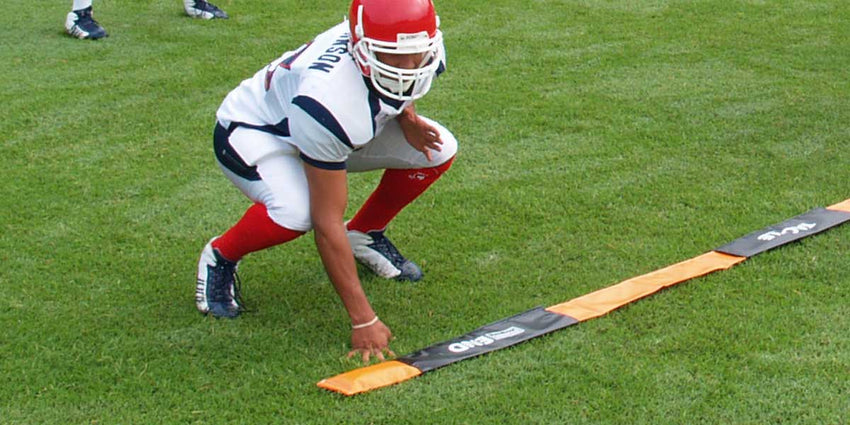 Fisher Line Up Marker 35 ft Football Training Marker with Position Sleeves (FIS - LUM) - SchoolOutlet
