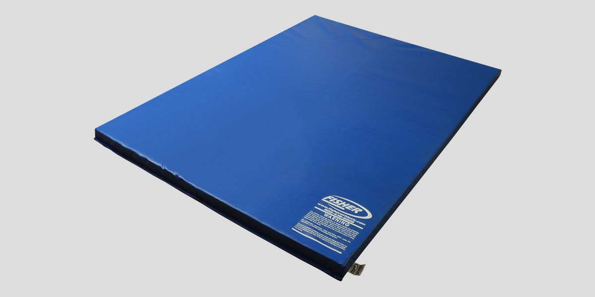 Fisher Non Folding Rebond Mat Gymnastics Training Mat 6 ft x 12 ft x 2 in Thick (FIS - NF3261230) - SchoolOutlet