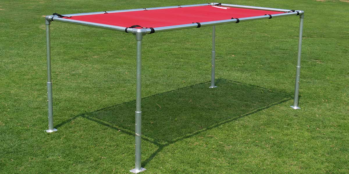 Fisher Replacement Net for Open Chute Blue Vinyl Mesh Training Net (FIS - OC1020N) - SchoolOutlet