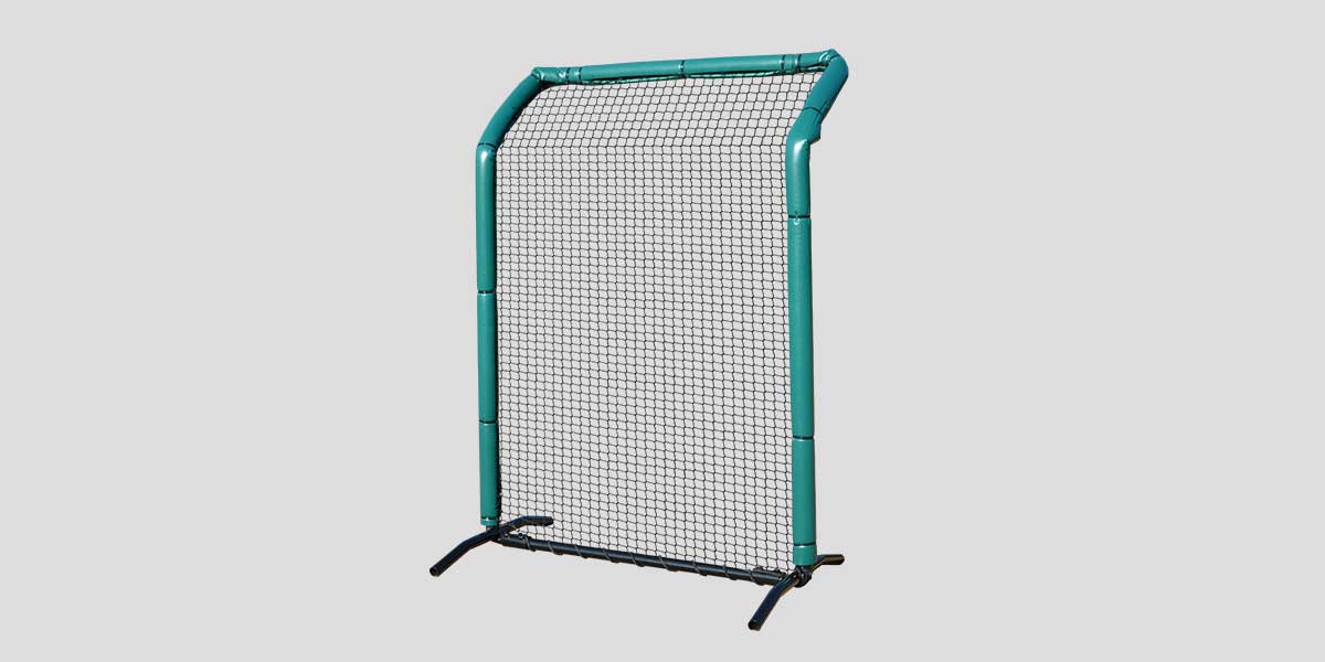 Fisher Pitcher Protector Baseball Protective Screen 5 ft x 8 ft with Wheels (FIS - PP58ST) - SchoolOutlet
