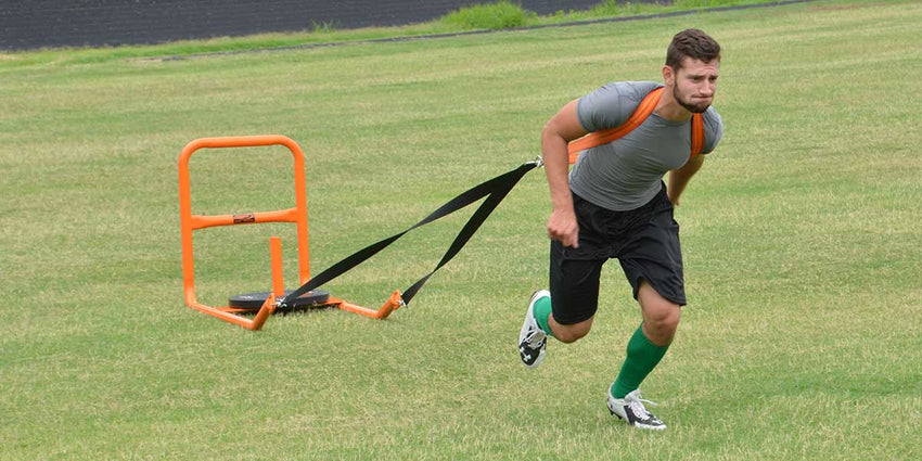 Fisher Push Pull Sled Strength Training Sled 48 in L x 24 in W x 36 in H (FIS - PS3000) - SchoolOutlet