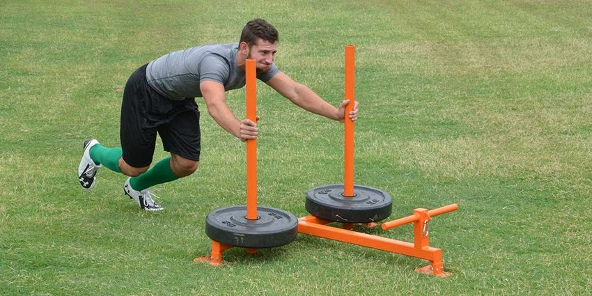 Fisher Push Pull Sled Strength Training Sled 45 in L x 48 in W x 40 in H (FIS - PS4000) - SchoolOutlet