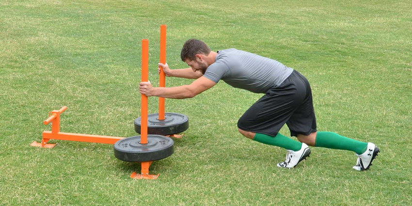 Fisher Push Pull Sled Strength Training Sled 45 in L x 48 in W x 40 in H (FIS - PS4000) - SchoolOutlet