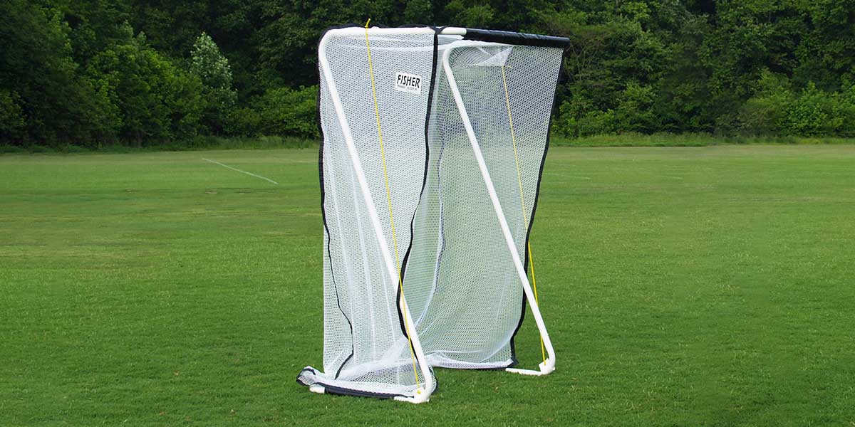Fisher Kicking Frame and Net Football Training System 52 in W x 81 in H x 4 ft D (FIS - PUNT3) - SchoolOutlet