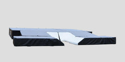 Fisher Pole Vault Pit with 18 oz Coated Vinyl 2" Thick Landing Pad 32"H x 22'W x 24'D (FIS-PV222432)