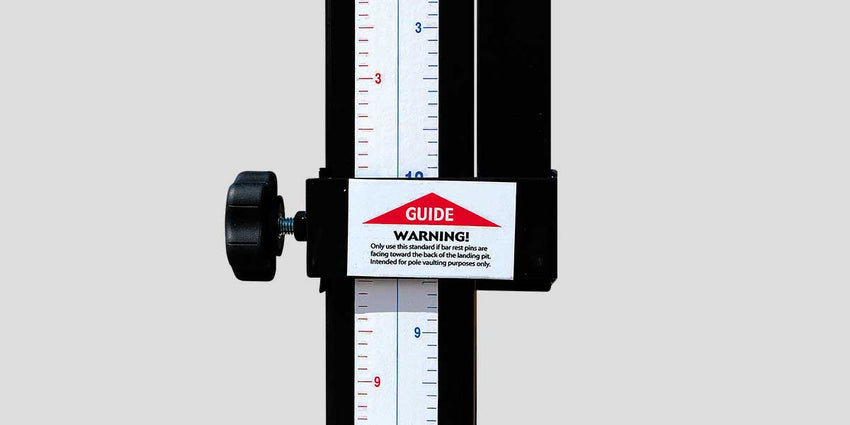 Fisher Pole Vault Standard Adjustable 6 ft to 18 ft Height (FIS - PVST1510) - SchoolOutlet