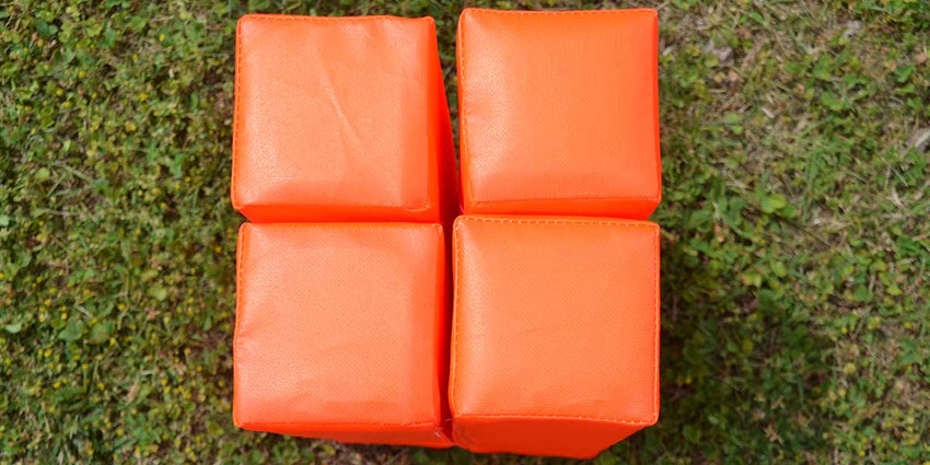 Fisher Deluxe Football Pylons Set of 4 18 in Height (FIS - PY1) - SchoolOutlet