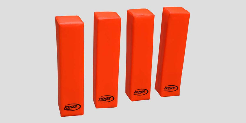 Fisher Deluxe Football Pylons Set of 4 18 in Height (FIS - PY1) - SchoolOutlet