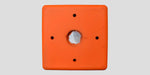 Fisher Molded Football Pylons Set of 4 Weighted Base (FIS - PY2) - SchoolOutlet