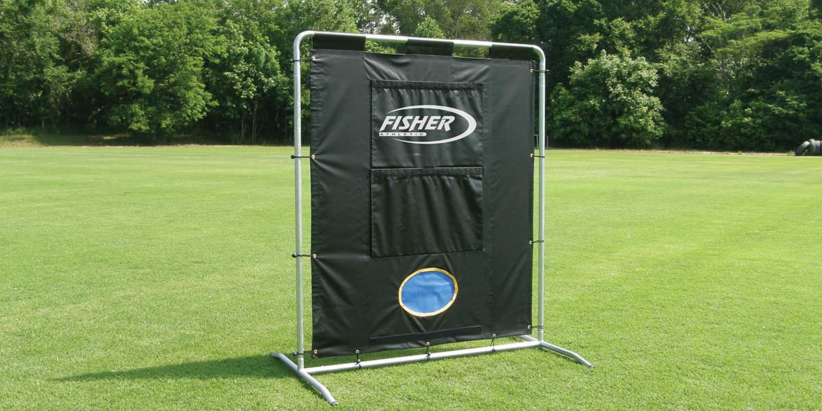 Fisher Snap Coach Football Training Net 3 Target 6 ft x 7 ft Frame (FIS - SCT100) - SchoolOutlet