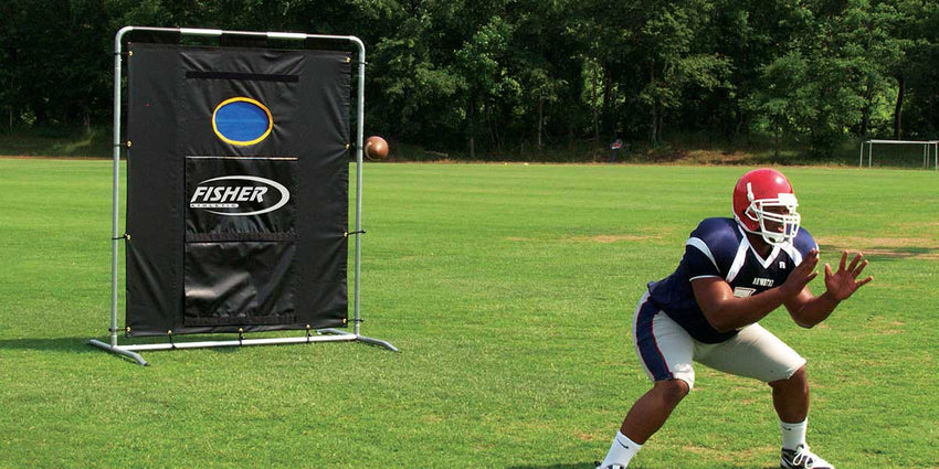 Fisher Snap Coach Football Training Net 3 Target 6 ft x 7 ft Frame (FIS - SCT100) - SchoolOutlet