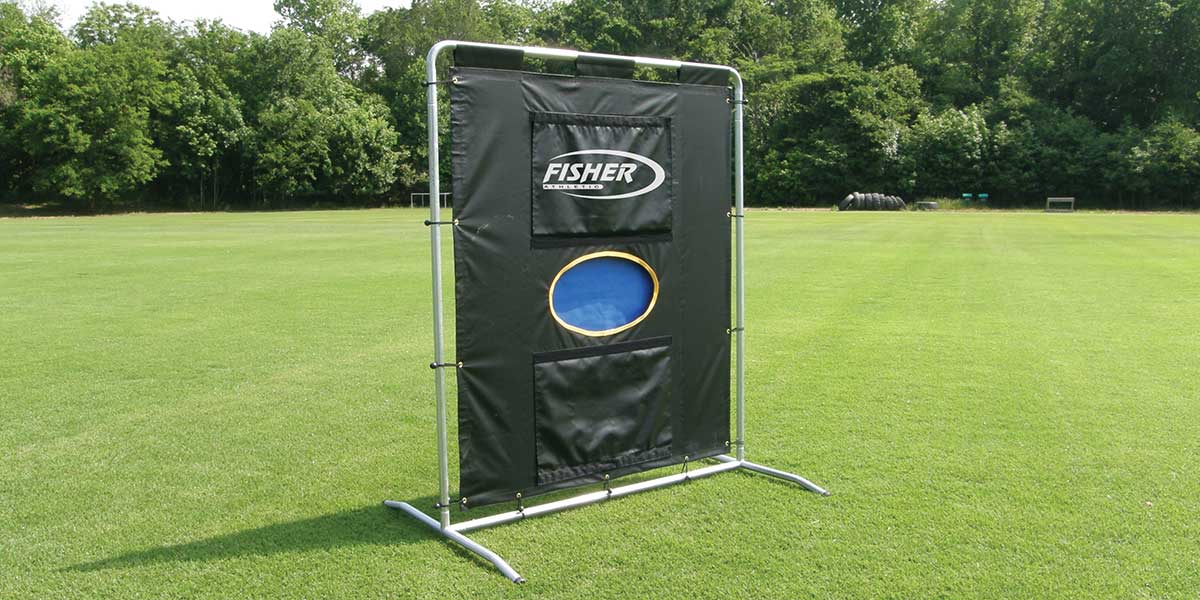 Fisher Snap Coach Football Training Net 3 Target 6 ft x 7 ft Frame (FIS - SCT100) - SchoolOutlet