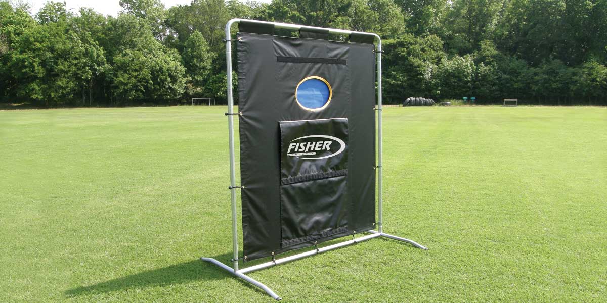 Fisher Snap Coach Football Training Net 3 Target 6 ft x 7 ft Frame (FIS - SCT100) - SchoolOutlet