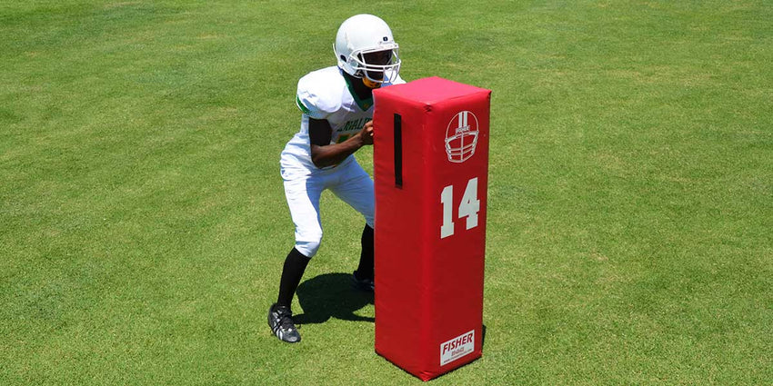 Fisher Square Blocking Dummy 50 in L x 14 in H Training Dummy (FIS - SD14) - SchoolOutlet