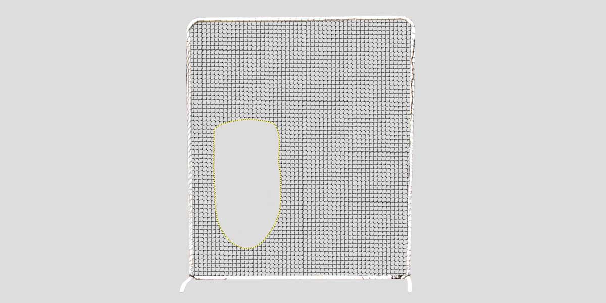 Fisher Slow Fast Pitch Protector with Padding 6 ft W x 7 ft H (FIS - SFP67PD) - SchoolOutlet