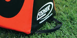 Fisher Solid Sideline Marker Set of 11 with 12 in Numerals Black on Orange (FIS - SLMTOR) - SchoolOutlet