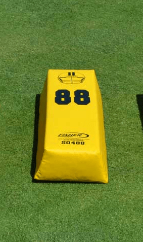 Fisher Trapezoid Agility Dummy 48 in L x 8 in H 17 in Base x 11 in Top Training Dummy (FIS - SO488) - SchoolOutlet
