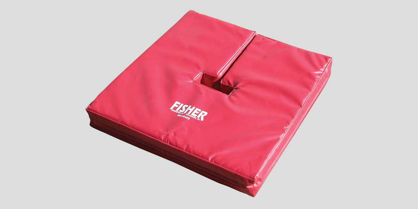 Fisher High Jump Standard Base Pad 22 in Square x 3 in H (FIS - SS100) - SchoolOutlet