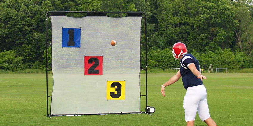 Fisher Deluxe Skill Zone Target System 10'W x 10'H with Removable Targets (FIS - SZFB1010) - SchoolOutlet
