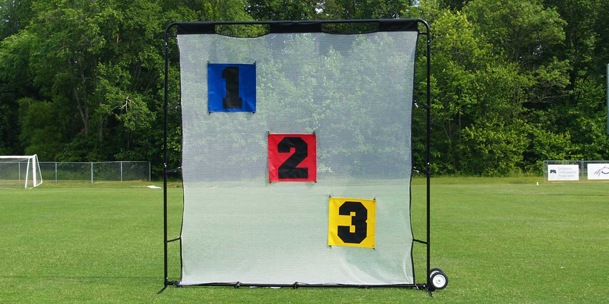 Fisher Deluxe Skill Zone Target System 10'W x 10'H with Removable Targets (FIS - SZFB1010) - SchoolOutlet