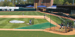Fisher Titan Turf Protector 12 oz Spike-Proof Mesh 20'W x 15'D x 50'L (FIS-TPT201550)